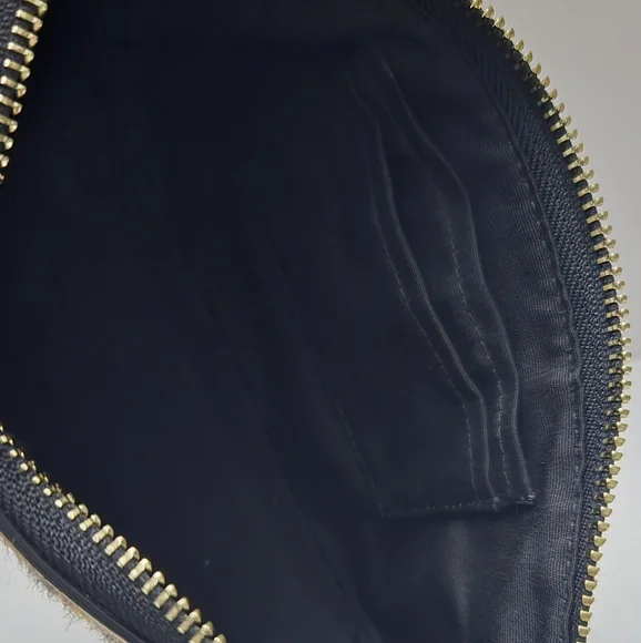 Coach Nolita Leopard Print Clutch Wrislet Bag Top Handle Gold Vintage F64583 - Picture 6 of 6